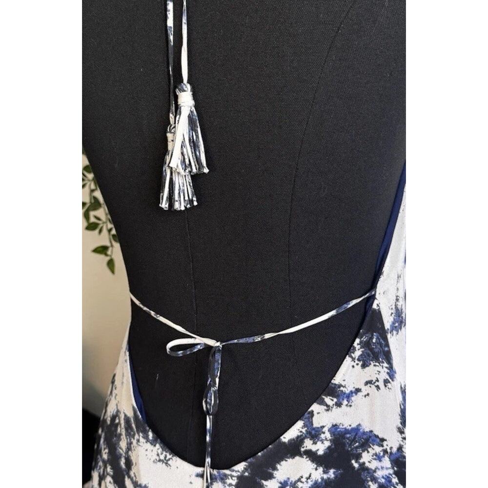100% Silk Rory Beca Tie Dye Slip Dress | Boho | Festival | Backless | Cool Girl - Picture 13 of 15